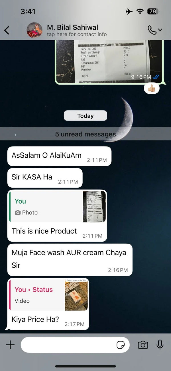 WhatsApp chat screenshot 7