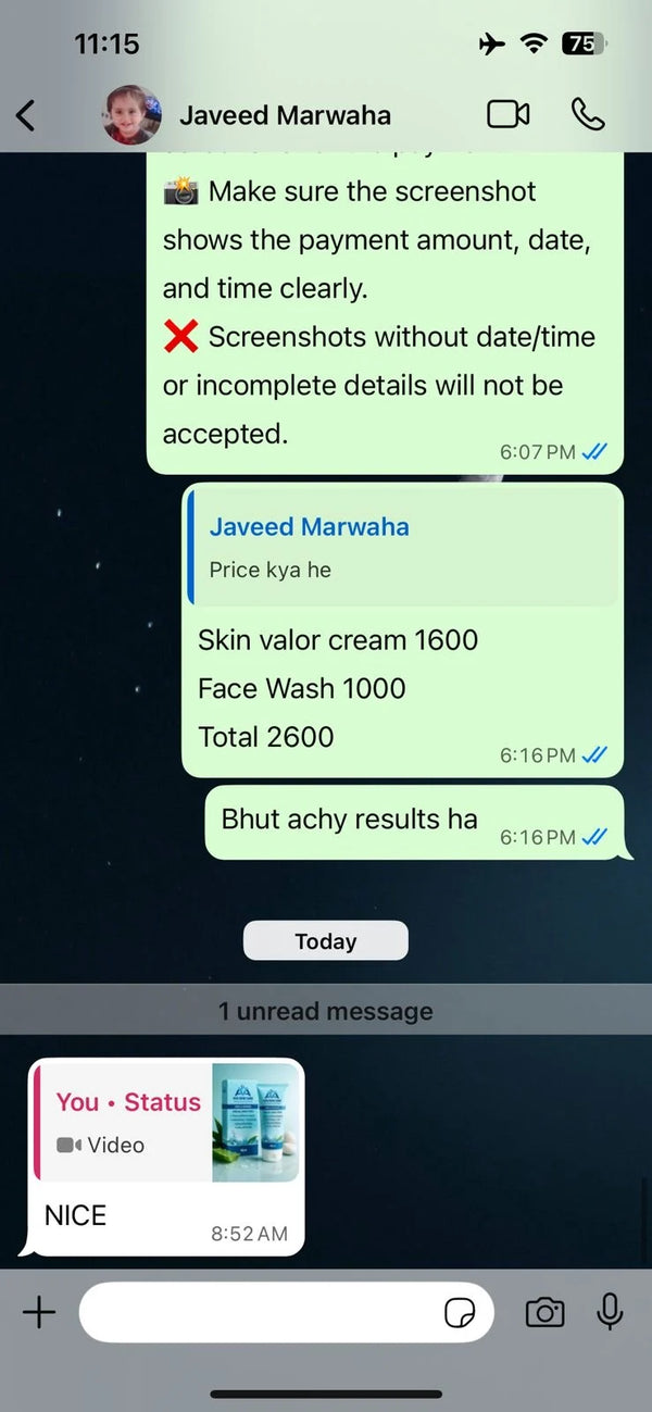 WhatsApp chat screenshot 3